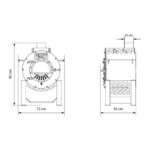 Werkstattofen Bruno Techno Mini – Bild 6
